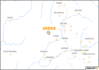 map of Uhaida