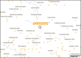 map of Uhan-dong