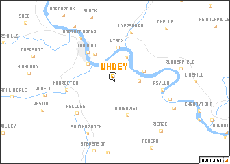 map of Uhdey