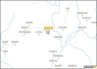 map of Uhen