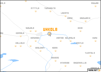 map of Uhkola