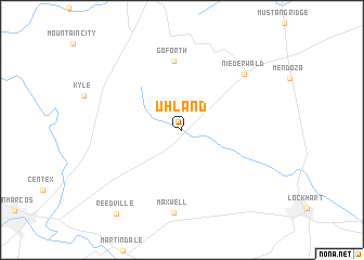 map of Uhland