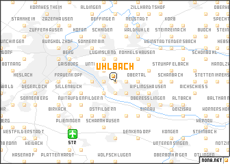 map of Uhlbach