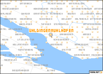 map of Uhldingen-Mühlhofen