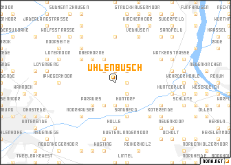 map of Uhlenbusch