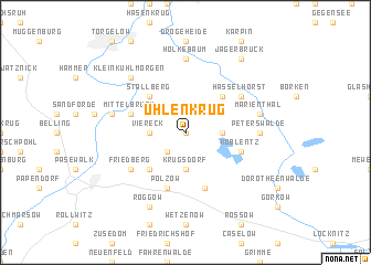 map of Uhlenkrug