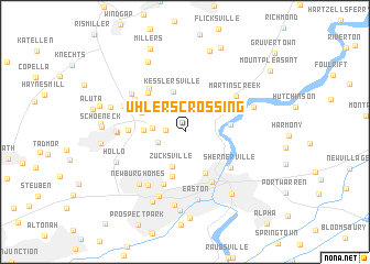 map of Uhlers Crossing