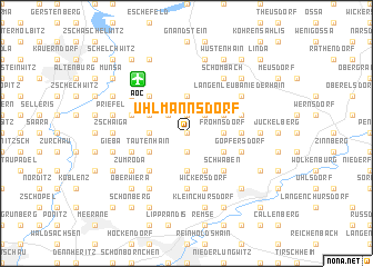 map of Uhlmannsdorf