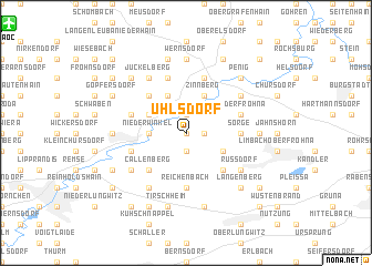 map of Uhlsdorf