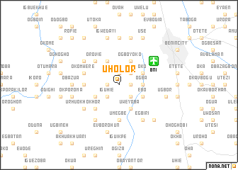 map of Uholor