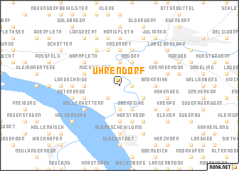 map of Uhrendorf