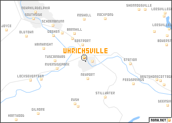 map of Uhrichsville