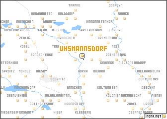 map of Uhsmannsdorf