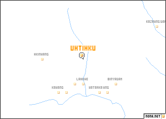 map of Uhtihku