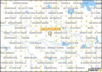 map of Uhumigama