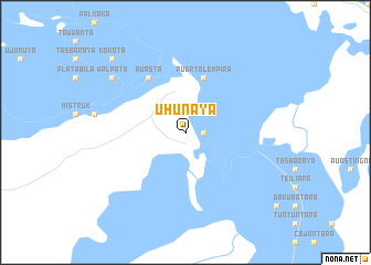 map of Uhunaya