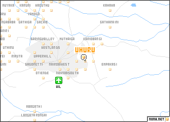 map of Uhuru