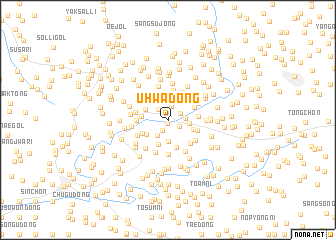 map of Uhwa-dong
