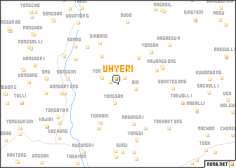 map of Uhye-ri