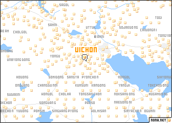 map of Ŭich\