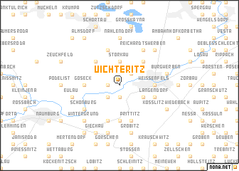 map of Uichteritz