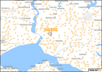 map of Ŭi-dong