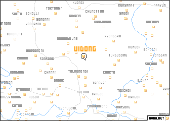 map of Ŭi-dong