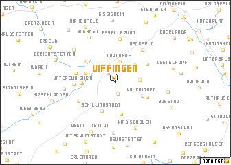 map of Uiffingen