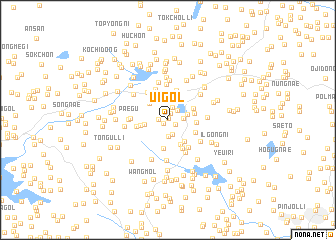 map of Ŭi-gol