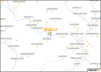 map of Ŭijil-li