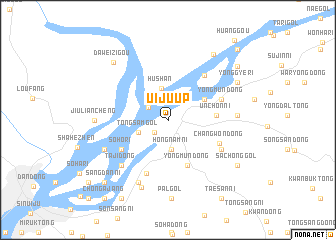 map of Ŭiju-ŭp