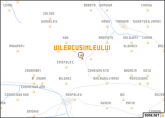 map of Uileacu Şimleului