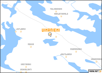 map of Uimaniemi