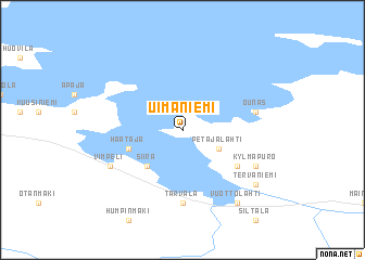 map of Uimaniemi