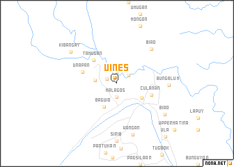 map of Uines