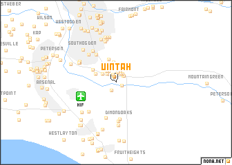 map of Uintah