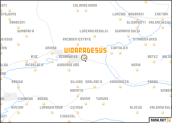 map of Uioara de Sus