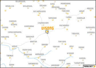 map of Ŭisŏng