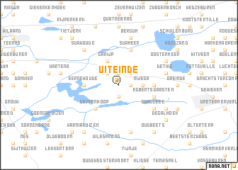 map of Uiteinde