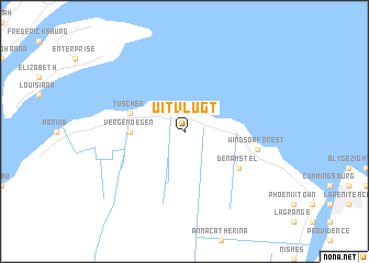 map of Uitvlugt