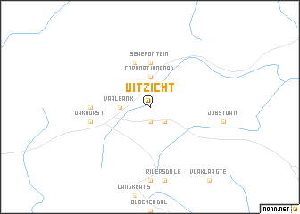 map of Uitzicht