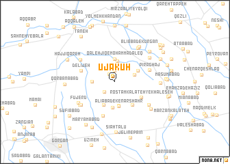 map of Ūjā Kūh