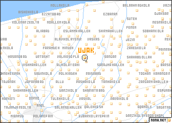 map of Ūjāk