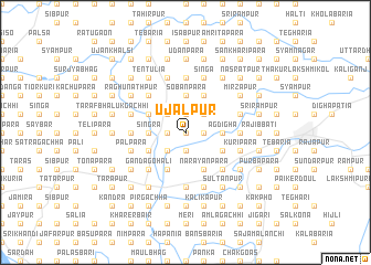 map of Ujālpur