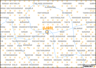 map of Ujāni