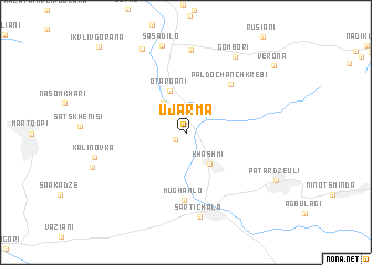 map of Ujarma