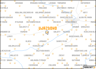 map of Ujazdowo