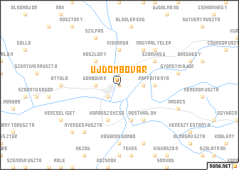 map of Újdombóvár