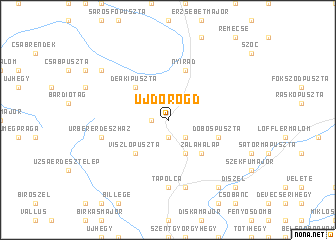 map of Újdörögd