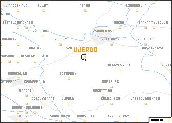 map of Újerdő